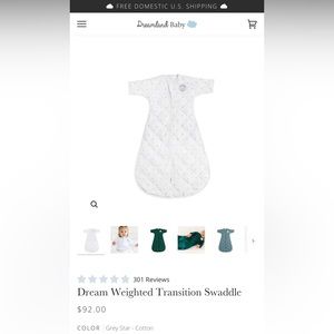 COPY - Dreamland Baby Weighted Transition Swaddle